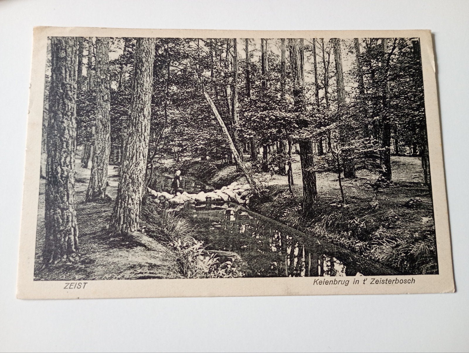 Zeist Keienbrug 1929, Ophalen of Verzenden, 1920 tot 1940, Gelopen, Utrecht