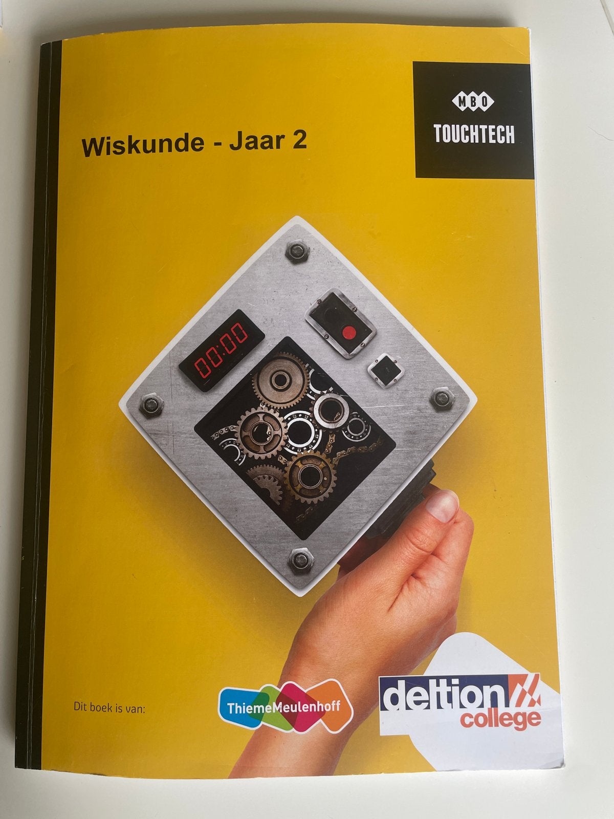 Wiskunde - Jaar 2 MBO TouchTech Deltion Col, Boeken, Ophalen of Verzenden, Beta, Zo goed als nieuw, Overige niveaus