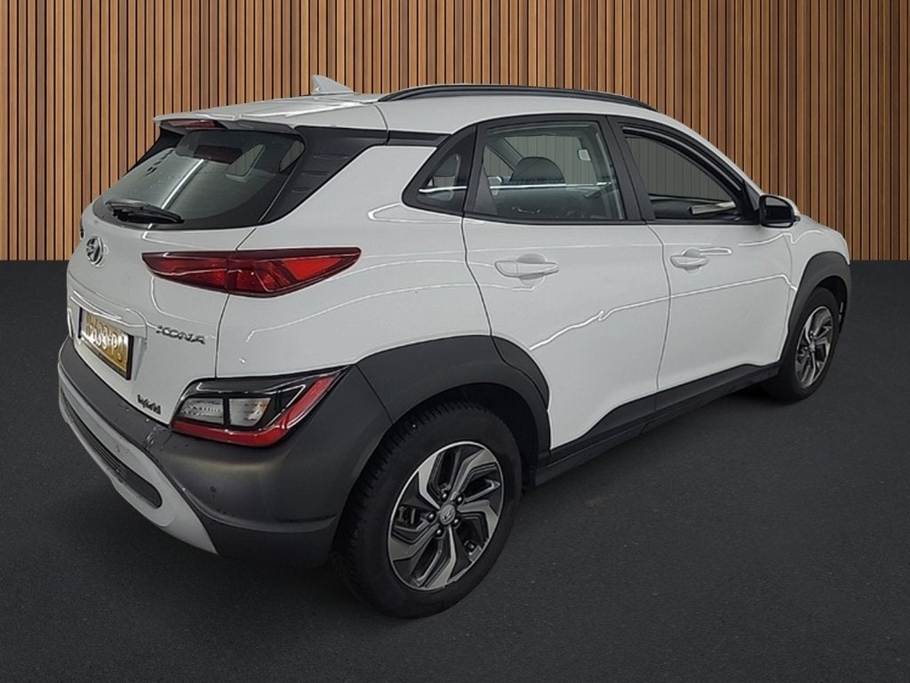 Hyundai Kona 1.6 GDI HEV Comfort 1e-Eig. & Keurig-Onderh BOV, Auto's, Euro 6, Wit, Origineel Nederlands, SUV of Terreinwagen