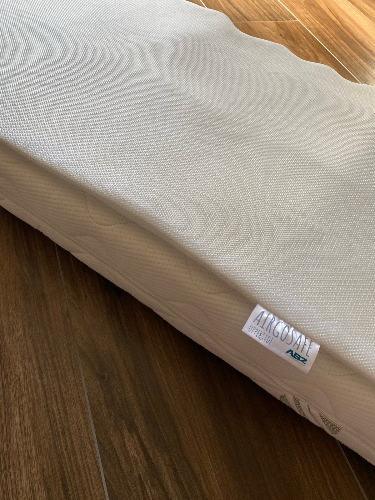Baby matras Bamboo met Airgosafe topper, Ophalen, 190 cm of minder, Zo goed als nieuw, Matras