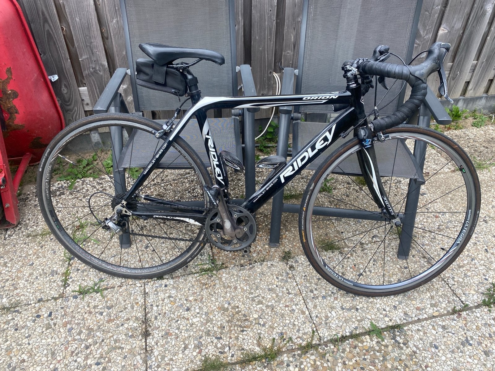 Ridley Orion racefiets - Ultegra - Carbon damesracefiets, 28 inch, Gebruikt, Carbon, Velgrem