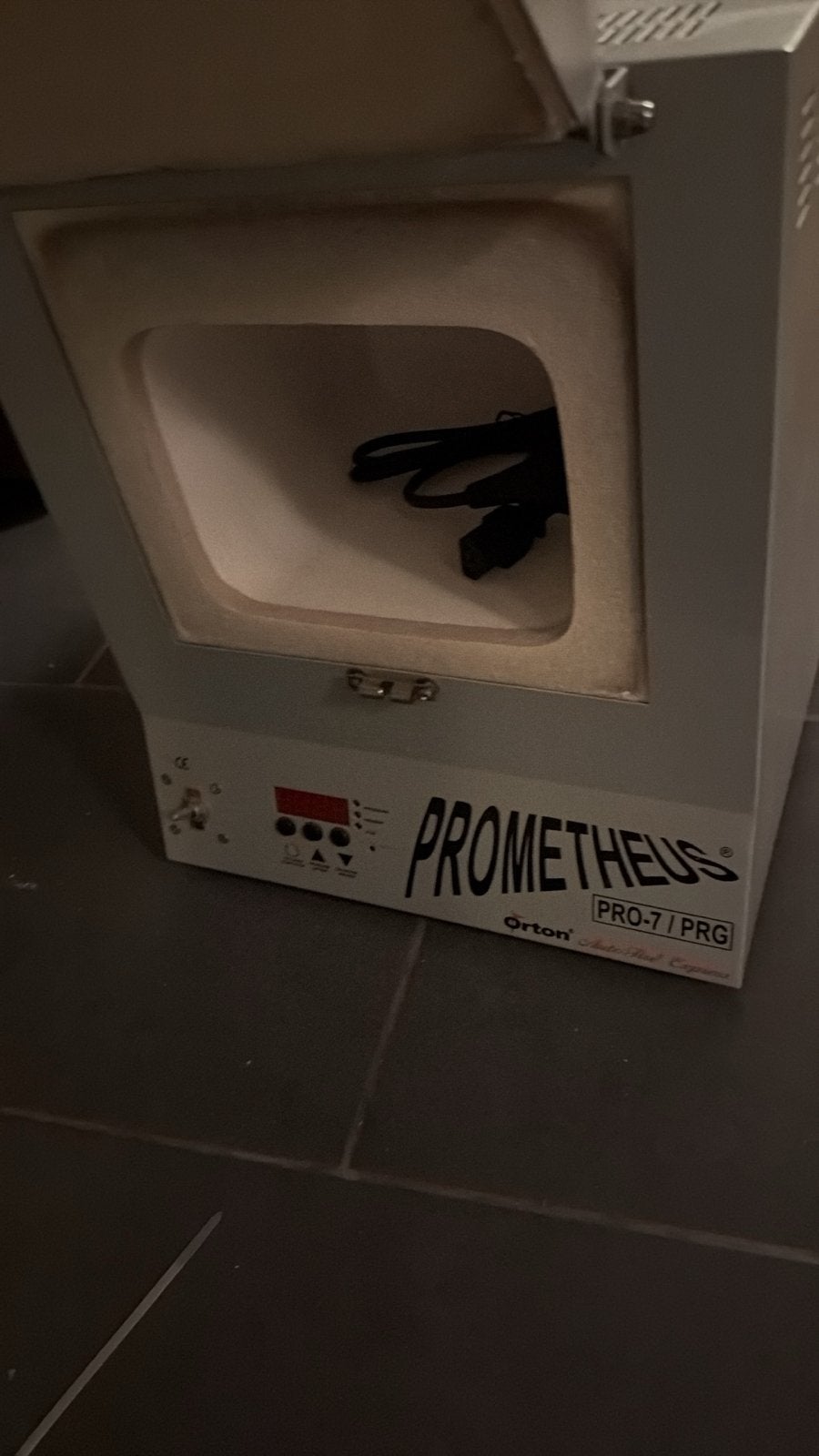 Prometheus PRO-7/PRG Oven voor kunst en ambacht, Hobby en Vrije tijd, Knutselen, Overige thema's, Zo goed als nieuw, Machine, Elektrisch