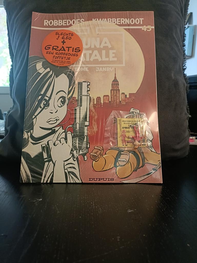 Robbedoes en Kwabbernoot 45: Luna Fatale + poppetje, Boeken, Stripboeken, Eén stripboek, Ophalen of Verzenden, Nieuw, Tome & Janry