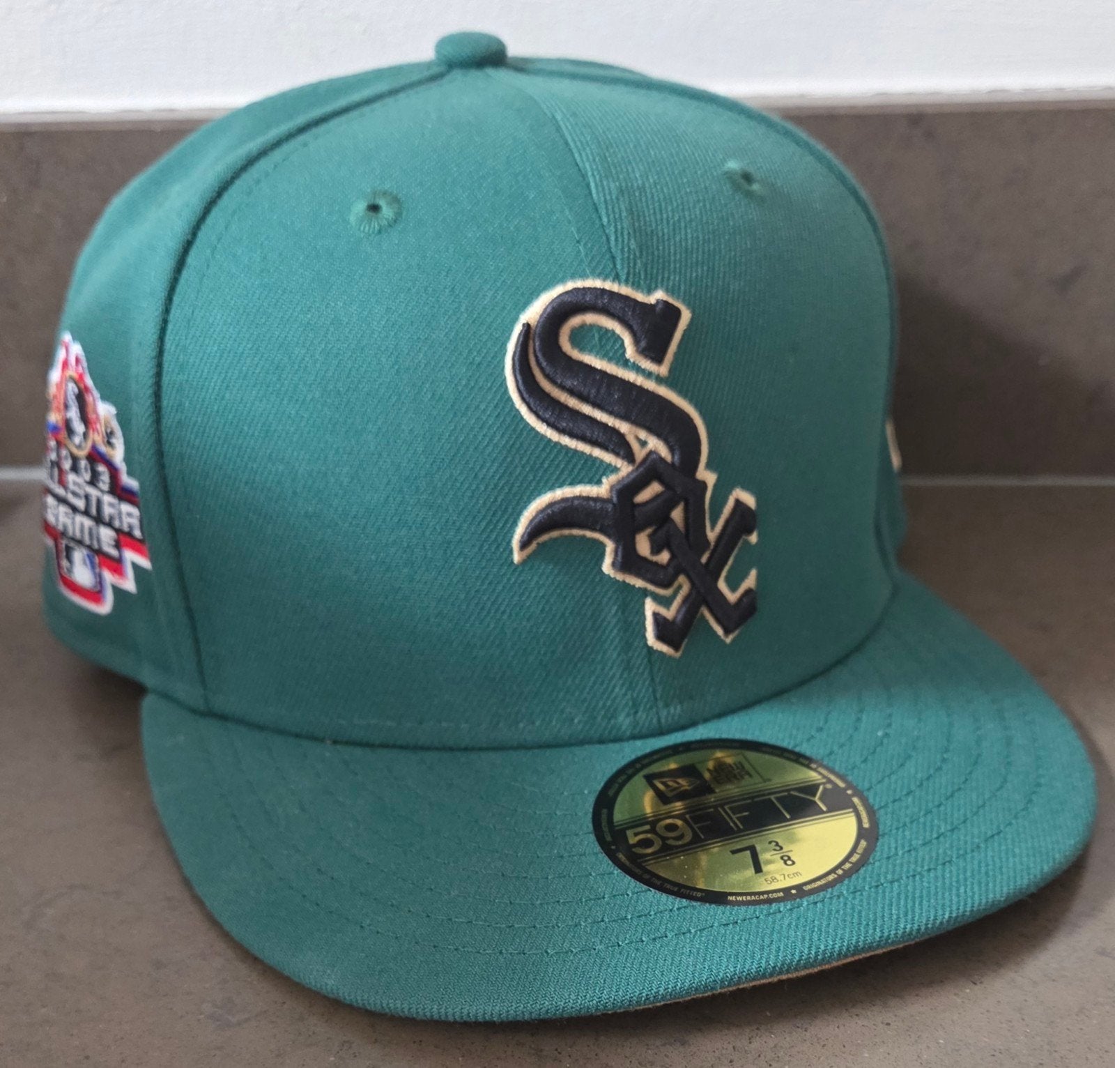 New Era 59Fifty Chicago White Sox Pet - Groen, Ophalen of Verzenden, 58 of 59 cm (L, 7¼ of ⅜ inch), New Era, Pet