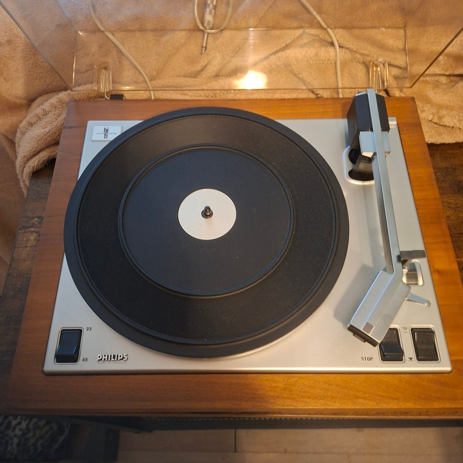 Philips Platenspeler - Vintage en Functioneel, Ophalen of Verzenden, Zo goed als nieuw, Philips, Automatisch
