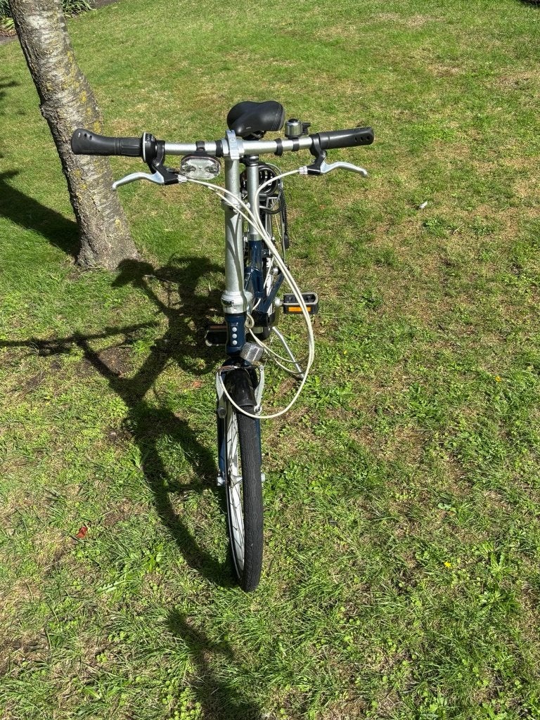 Blauwe Dahon Vitesse vouwfiets – weinig gebruikt, Ophalen, 20 inch of meer, Gebruikt, Velgrem