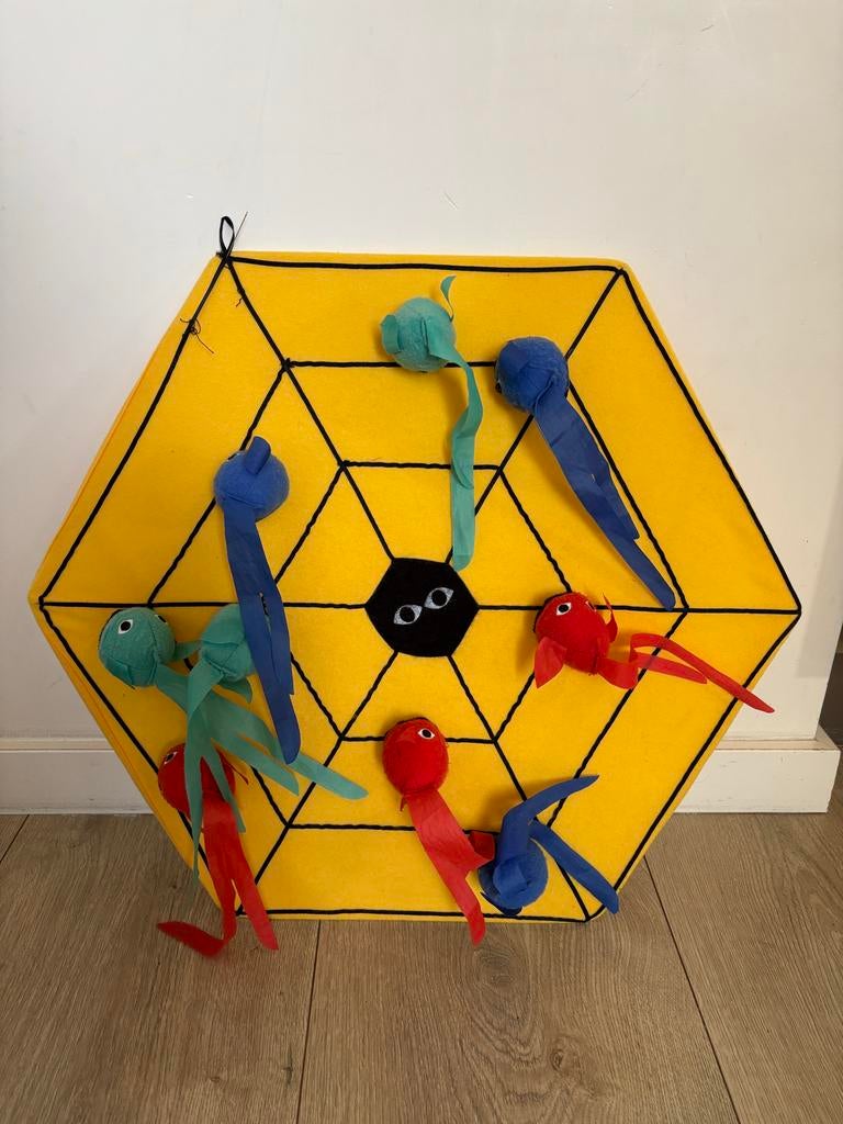 Pluche dartbord met klittenband ballen - Veilig speelplezier, Ophalen, Gebruikt, Jongen of Meisje