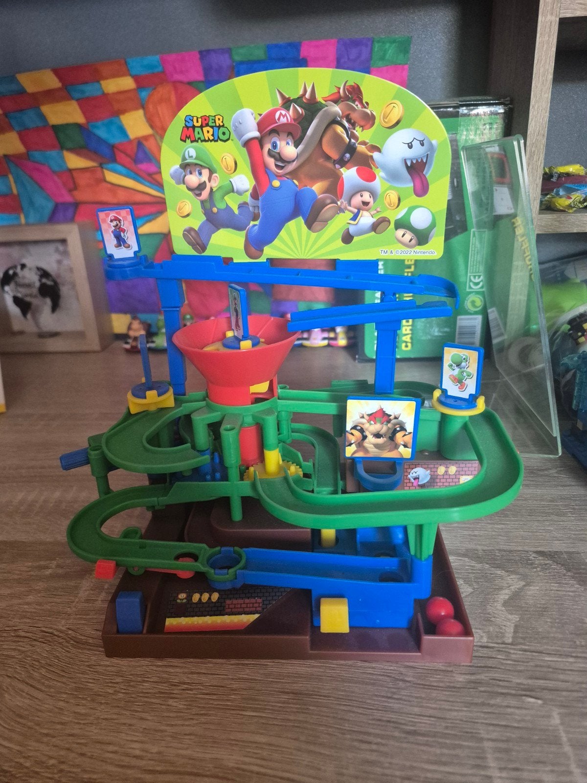Super Mario knikkerbaan - Leuk voor jong en oud!, Ophalen of Verzenden, Zo goed als nieuw, Jongen of Meisje