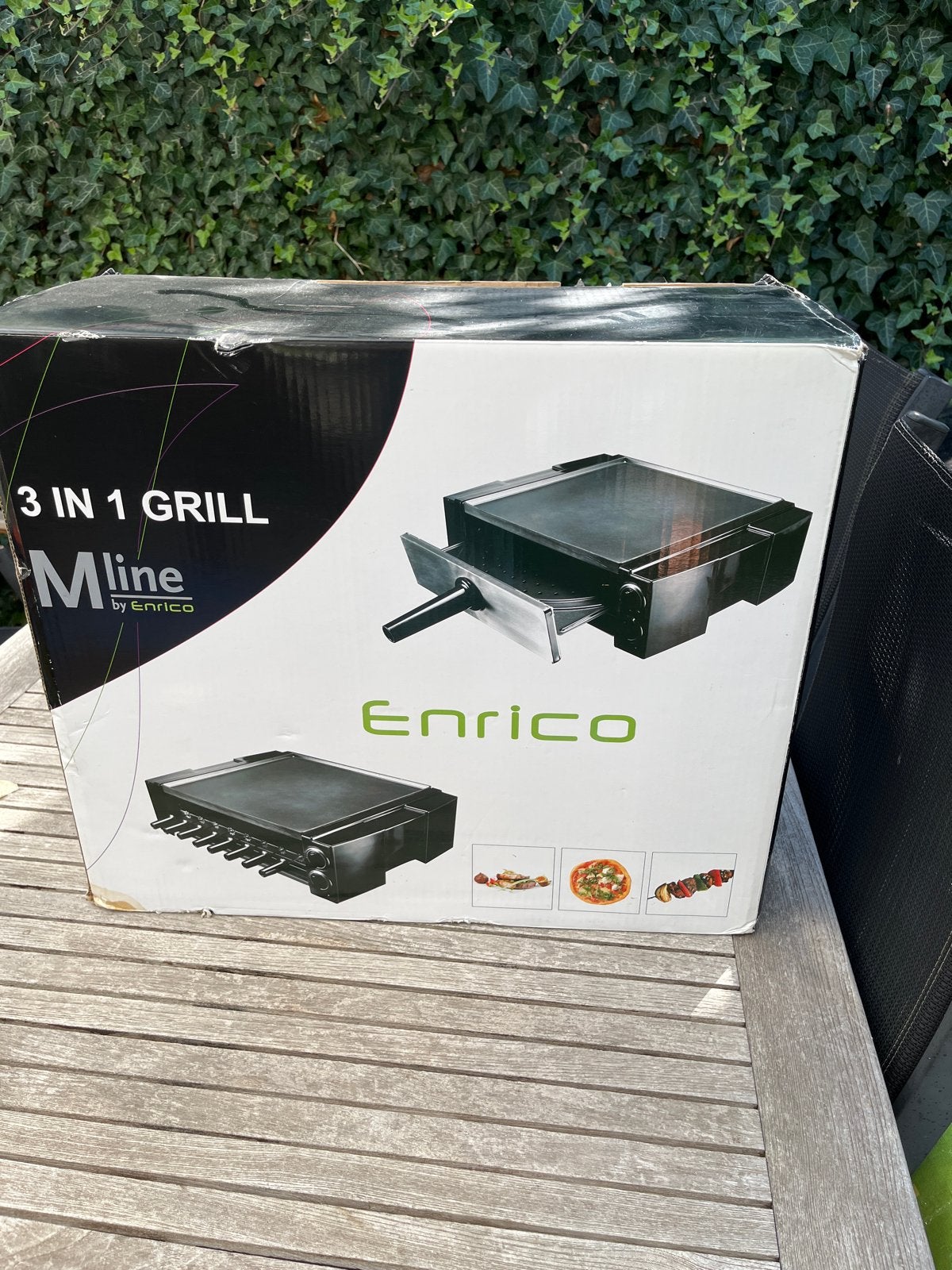 Enrico Mline 3-in-1 Grill - Ongebruikt, Ophalen, Nieuw, Steengrill