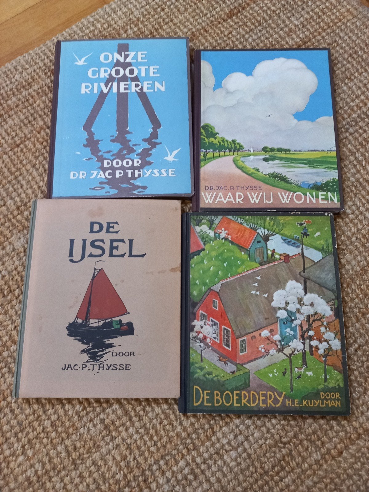 4 Jac. Thysse plaatjes boeken, Ophalen of Verzenden