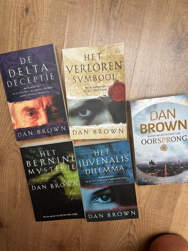 boeken Dan brown, Ophalen, Zo goed als nieuw, Dan Brown, Wereld overig