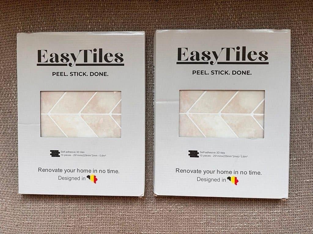 EasyTiles Chevron London plaktegels, Doe-het-zelf en Verbouw, Tegels, Overige materialen, Wandtegels, Nieuw, Ophalen of Verzenden