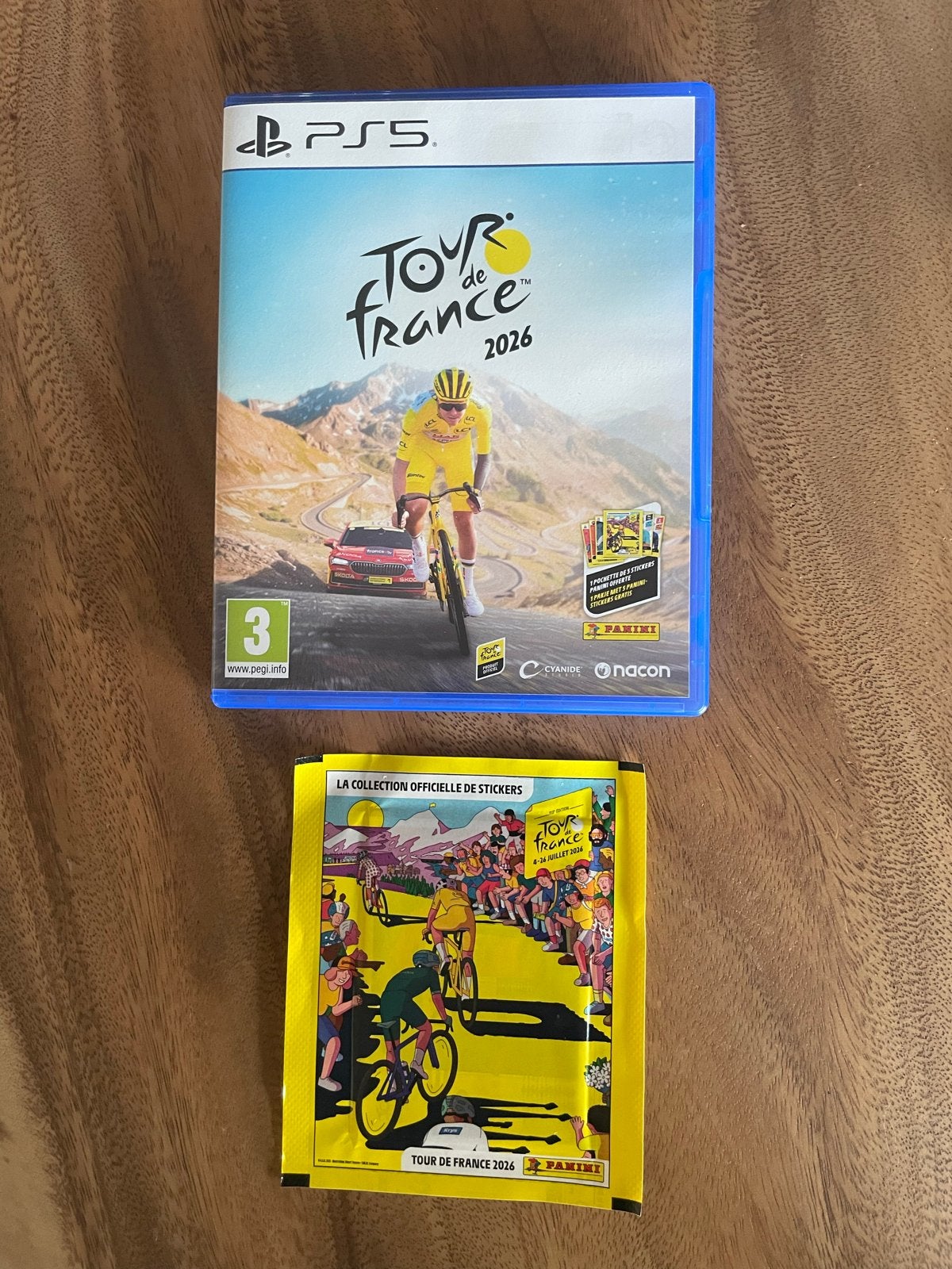 Tour de France 2026 PS5 + Panini stickerpakket, 1 speler, Ophalen of Verzenden, Zo goed als nieuw, Vanaf 3 jaar