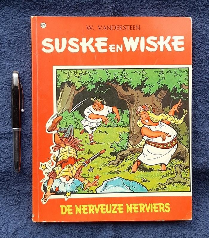 Suske en Wiske. De Nerveuze Nerviers. 1968. Herdruk, Gelezen, Verzenden, Willy Vandersteen, Eén stripboek