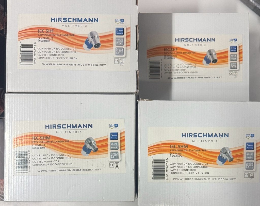 IEC 5HF, Ophalen, Nieuw, Minder dan 2 meter, Overige kabels