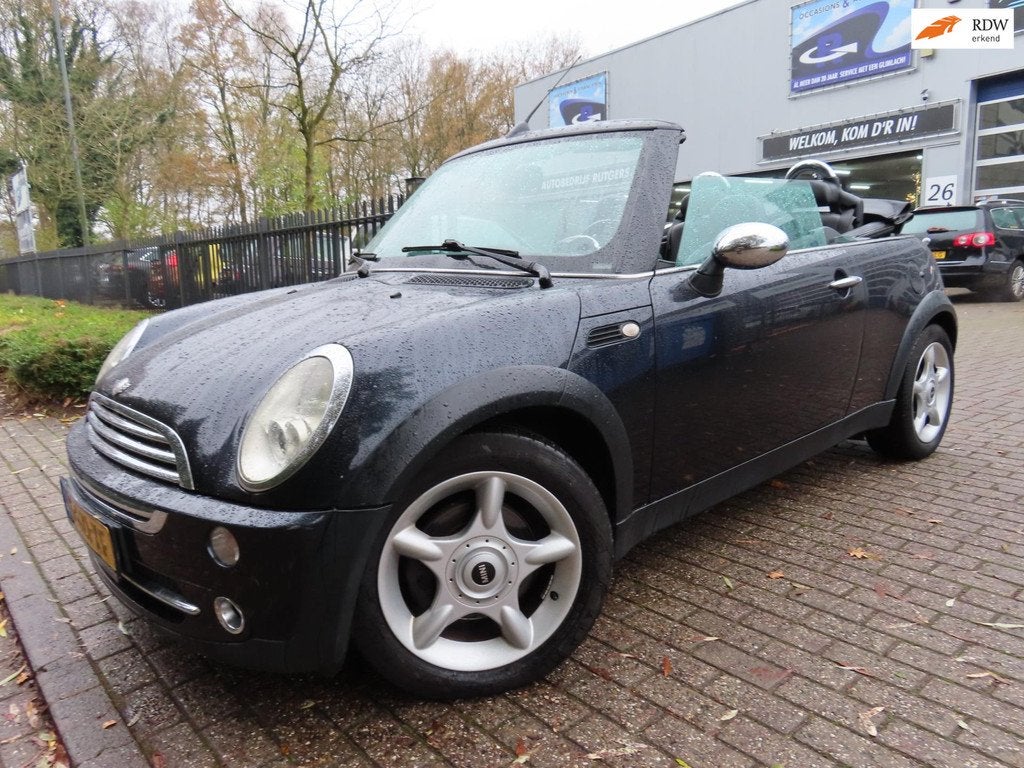 Mini Mini Cabrio 1.6 One CABRIO, Gebruikt, Zwart, 4 cilinders, Cabriolet