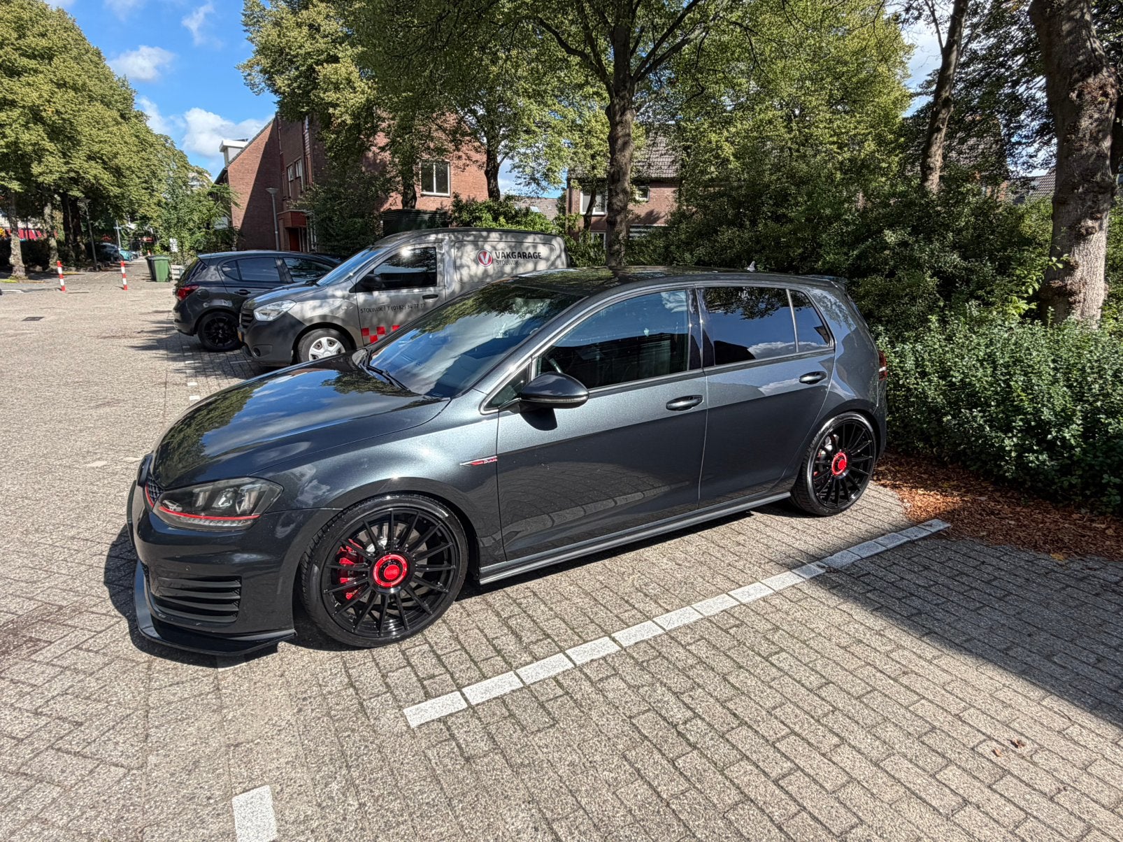 Zeer nette Volkswagen Golf GTI performance dsg orgi NL, Auto's, Euro 6, 1984 cc, Bruin, 1324 kg