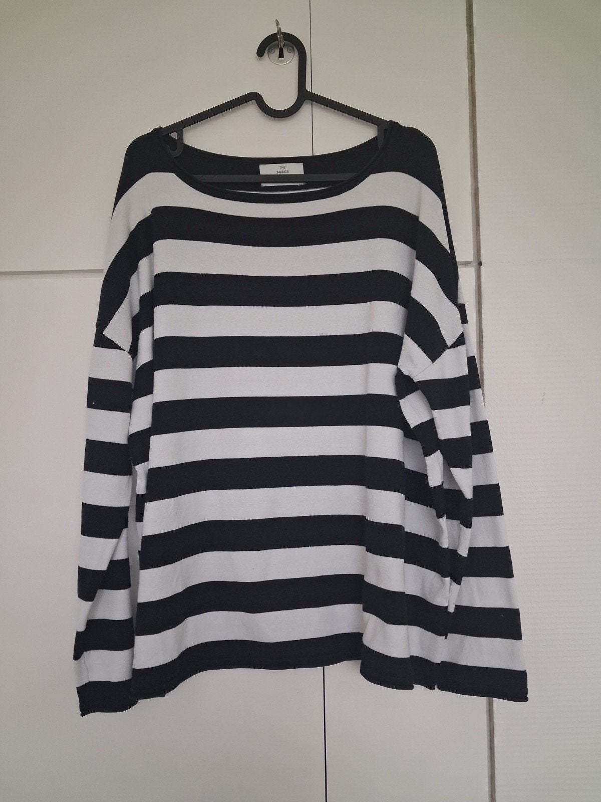 Zwart-wit gestreepte trui van The Basics C&A maat L, Kleding | Dames, Zwart, Maat 42/44 (L), Zo goed als nieuw, Ophalen of Verzenden