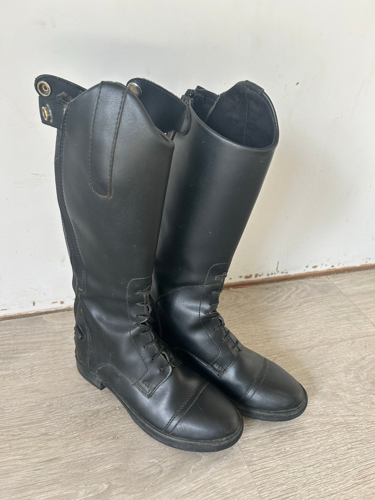 Paardrijlaarzen maat 32 kunstleer, Ophalen of Verzenden, Gebruikt, Dressuur, Schoeisel