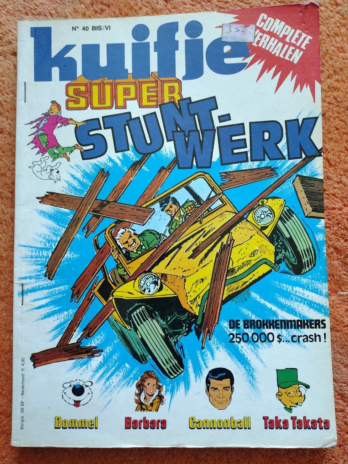 Kuifje Super Stuntwerk - Complete Verhalen, Eén stripboek, Ophalen of Verzenden, Gelezen, Diverse auteurs