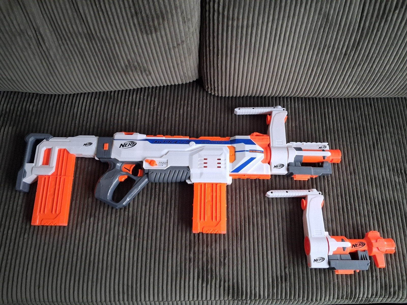 Nerf Modulus Regulator elektrisch, Kinderen en Baby's, Speelgoed | Buiten | Actiespeelgoed, Ophalen of Verzenden, Zo goed als nieuw