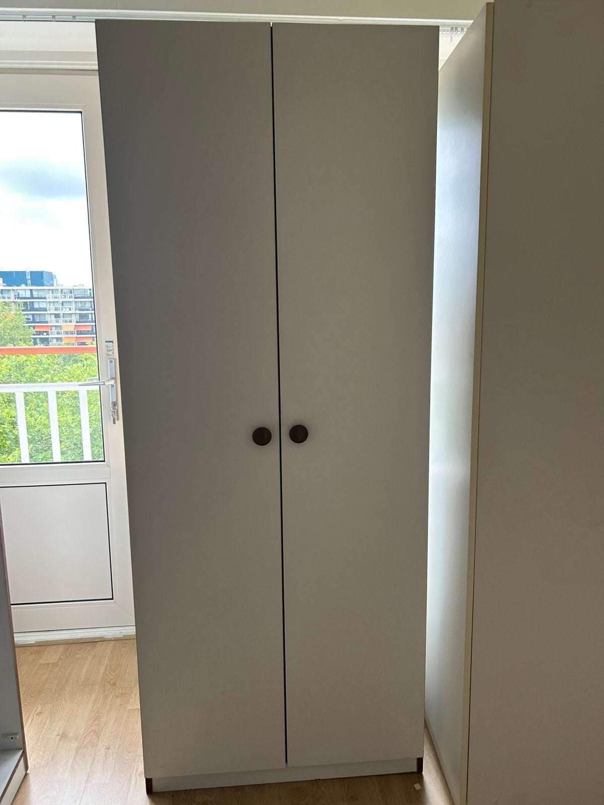 Tweedeurs legkast, Huis en Inrichting, Kasten | Kledingkasten, Ophalen, Gebruikt, 50 tot 100 cm, 150 tot 200 cm