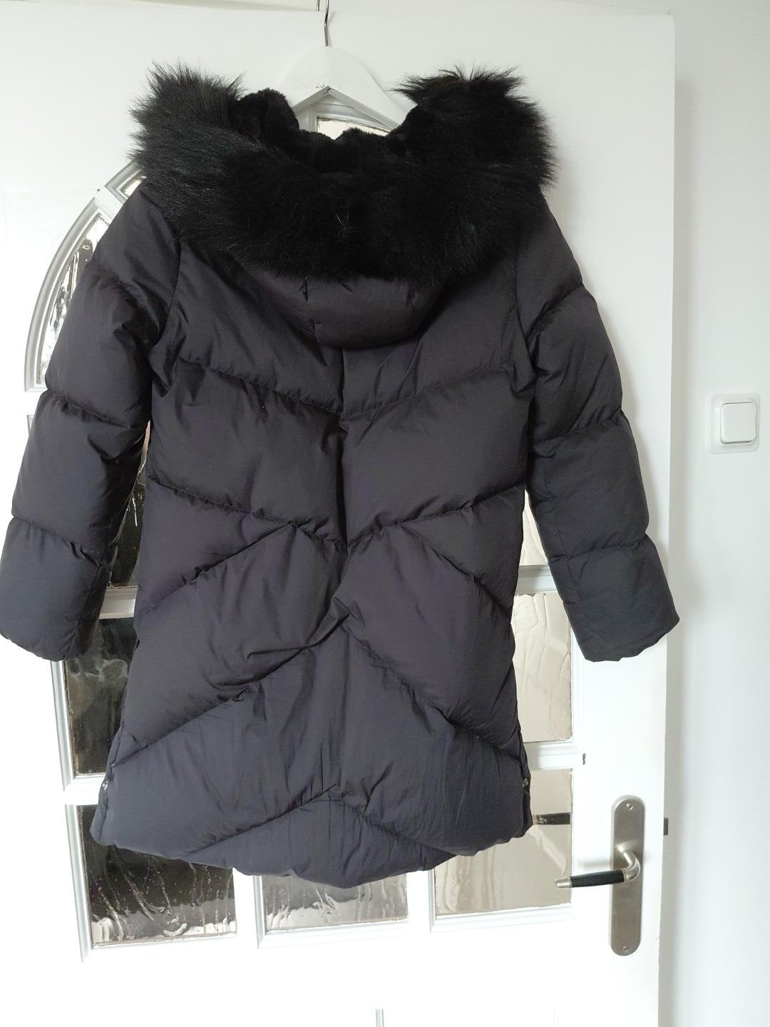 C&A meisjes winterjas zwart – maat 146 – z.g.a.n., C&A, Meisje, Ophalen of Verzenden, Zo goed als nieuw