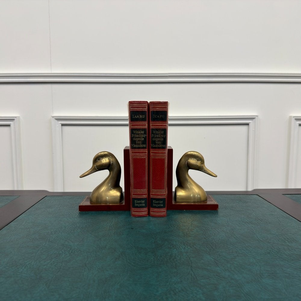 Klassiek Engelse Messing Eenden Boekensteun, Ophalen of Verzenden