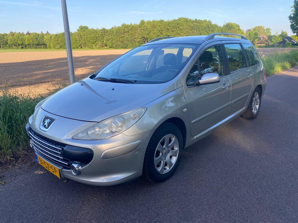 Peugeot 307 SW 1.6-16V Pack, Auto's, Stof, Gebruikt, Zwart, 4 cilinders