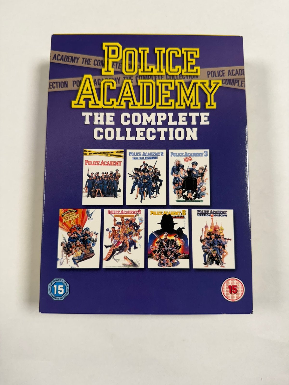 Police Academy - The complete collection UK-DVD, Actiekomedie, Boxset, Ophalen of Verzenden, Zo goed als nieuw