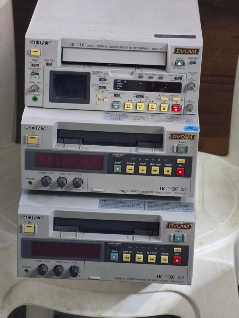 2 Professionele DVCAM Mini-dv Video Recorder DSR-25 DSR-40, Ophalen of Verzenden