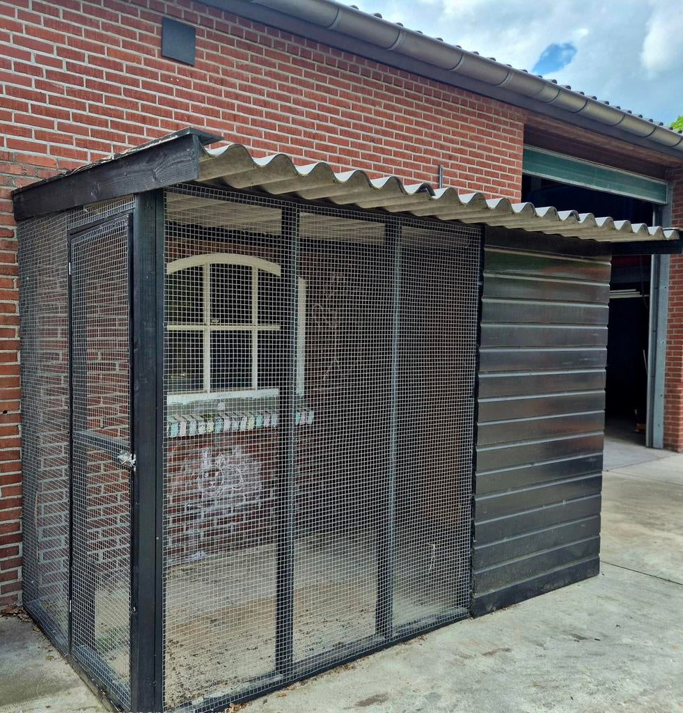 Konijnenverblijf / volière / kippenhok/ dierenverblijf, Dieren en Toebehoren, Vogels | Hokken en Kooien, Volière, Hout, Ophalen