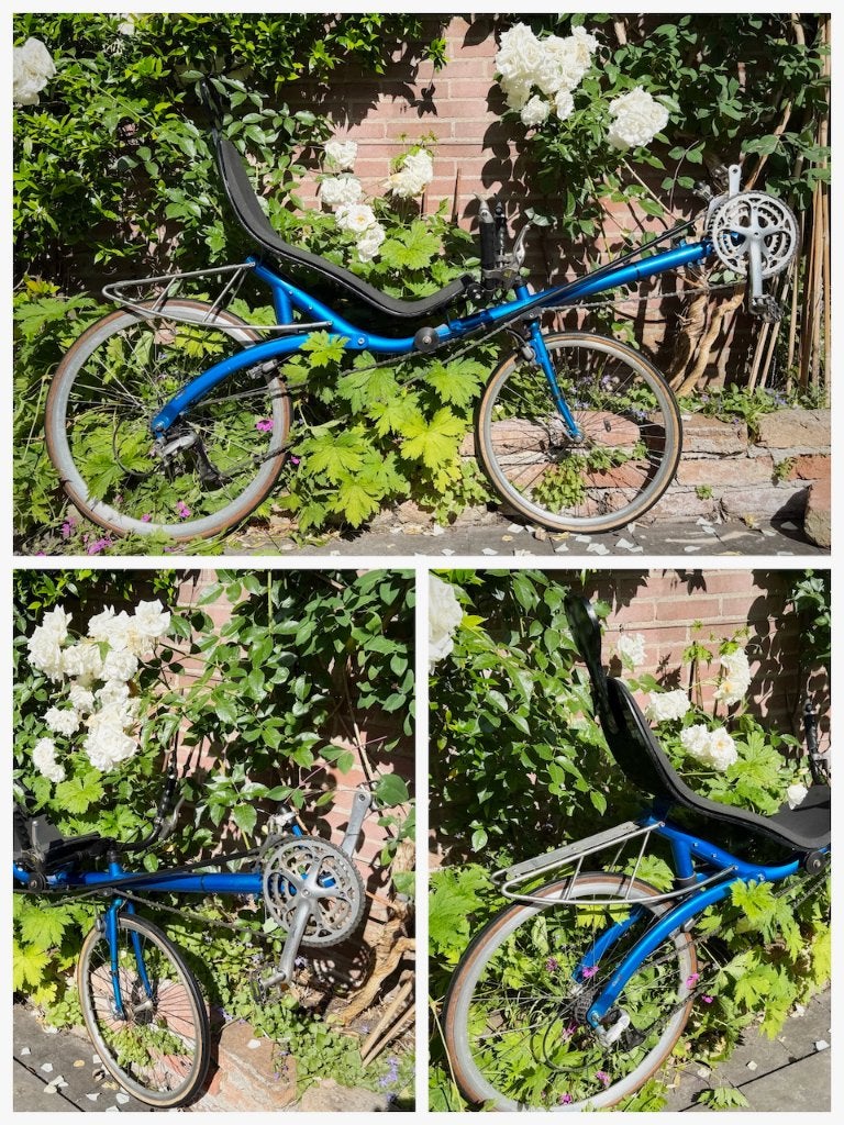 Ligfiets M5 met onderstuur, Gebruikt, Velgrem, Onderstuur, Ophalen