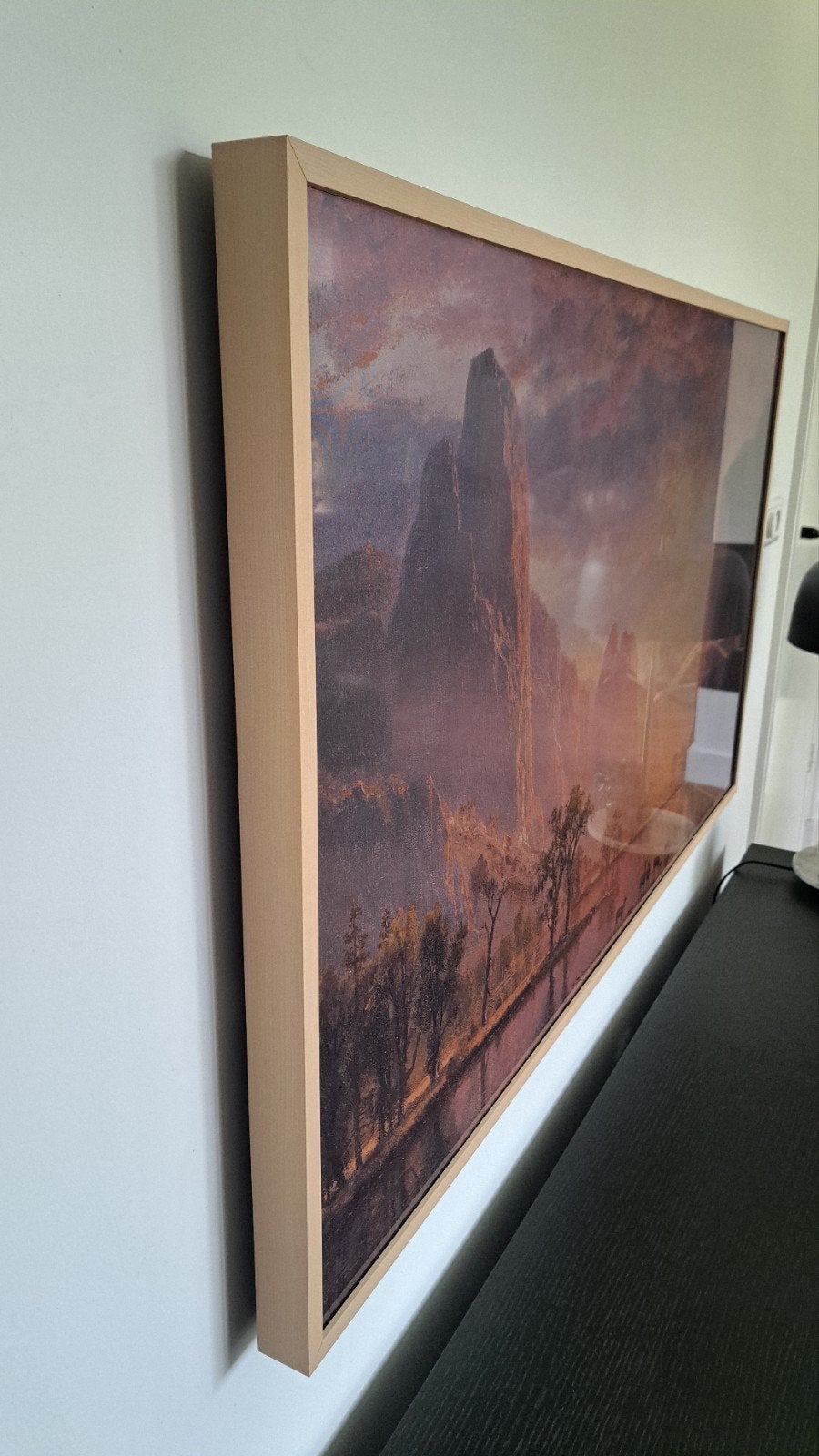 Frame lijst voor 55 inch Samsung tv - VG-SCFT55BE/XC - Bruin, Ophalen of Verzenden, Zo goed als nieuw