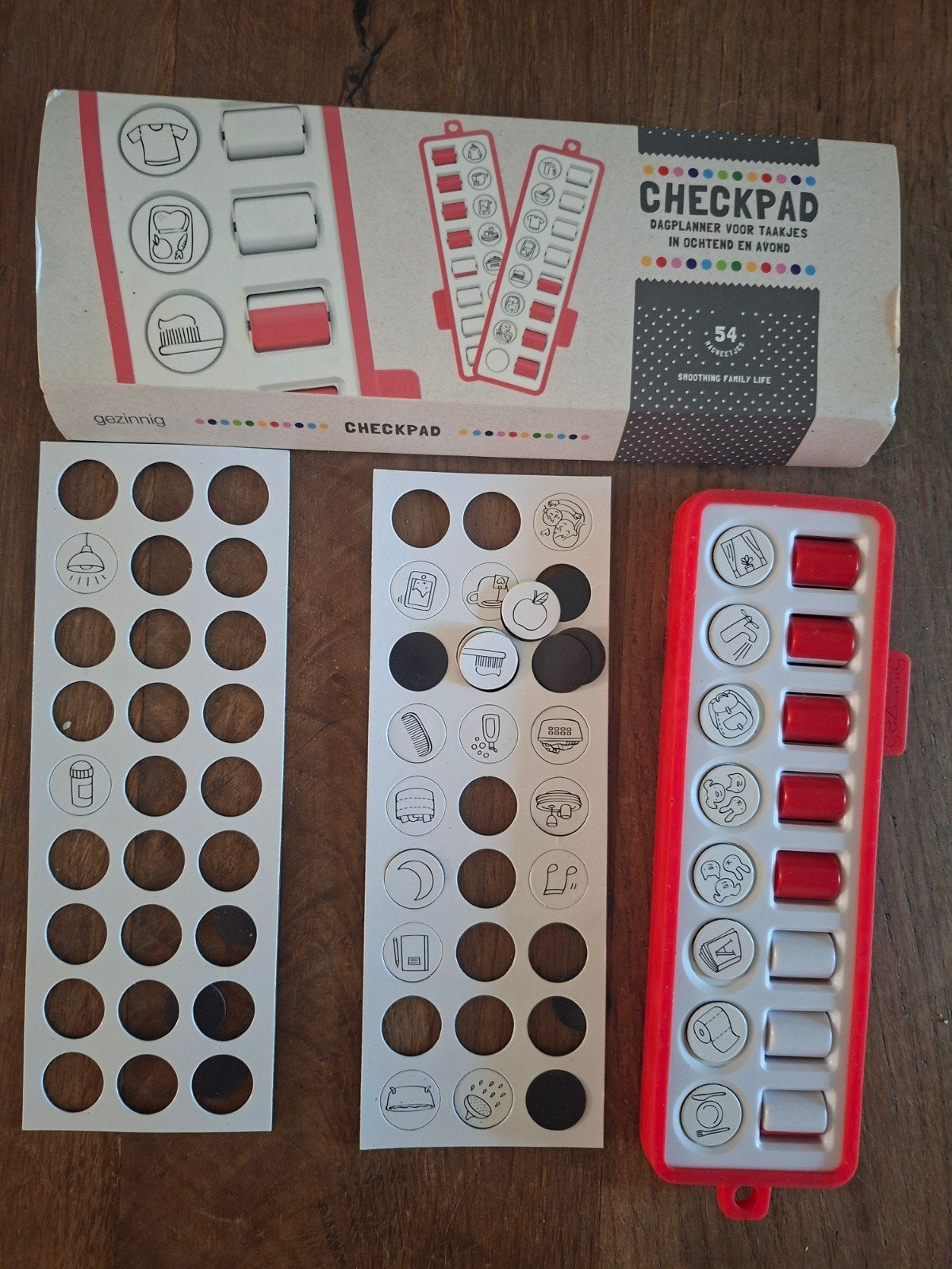 Checkpad Dagplanner voor taakjes in ochtend en avond, Ophalen of Verzenden, Gebruikt, Jongen of Meisje
