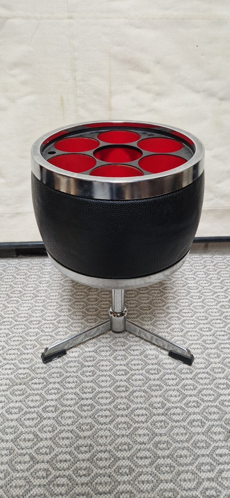 vintage barkart / retro flessenhouder, Ophalen, Huis en Inrichting