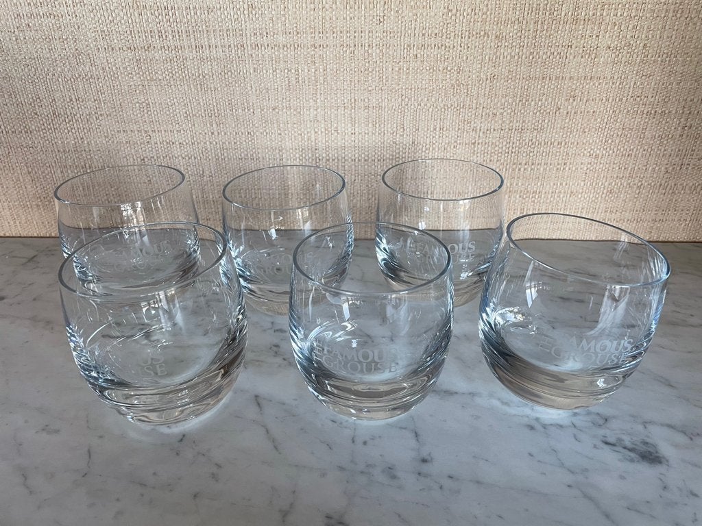 Famous Grouse tumble glas 6x whisky, Verzamelen, Ophalen of Verzenden, Nieuw, Borrel- of Shotglas