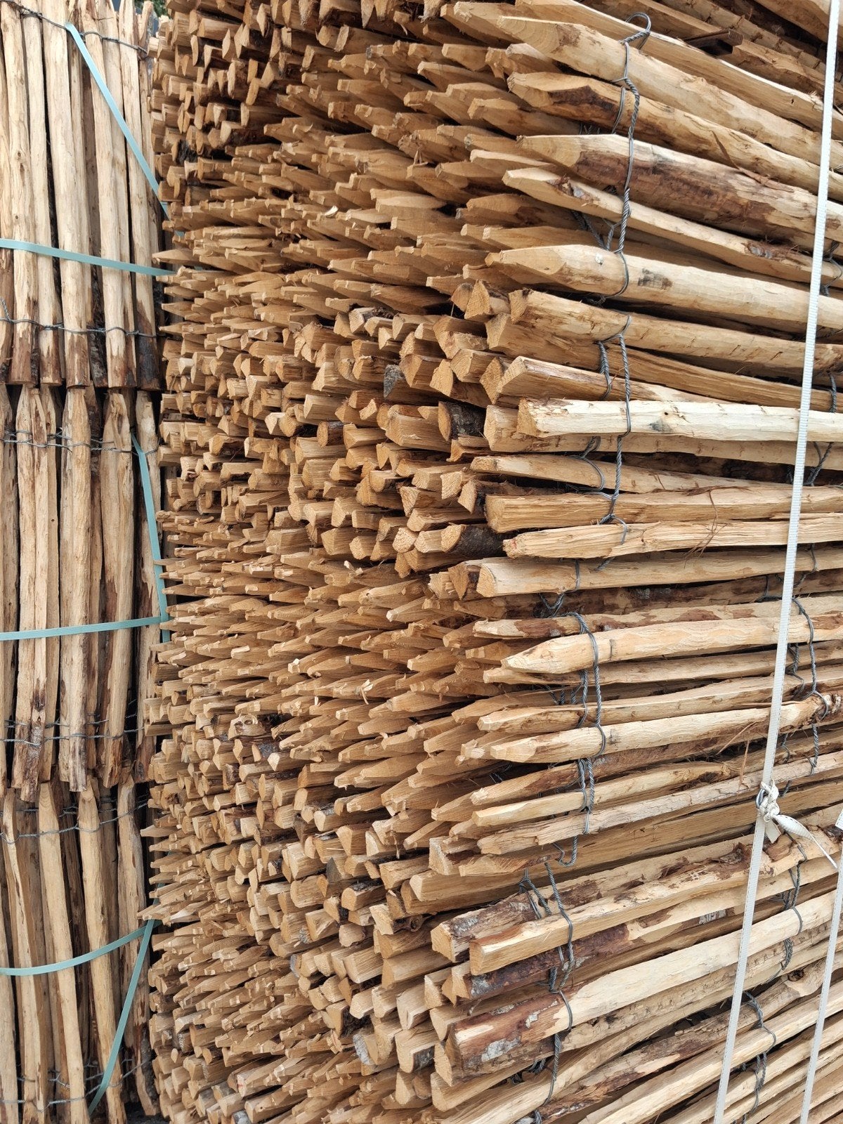 Kastanjehouten frans hekwerk, schapenhek, 120cm hoog 7/8cm, Ophalen, Nieuw, Hout, Overige typen