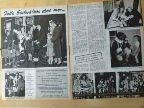 Sinterklaas - Artikel uit Tijdschrift 1952, Ophalen of Verzenden, Gebruikt