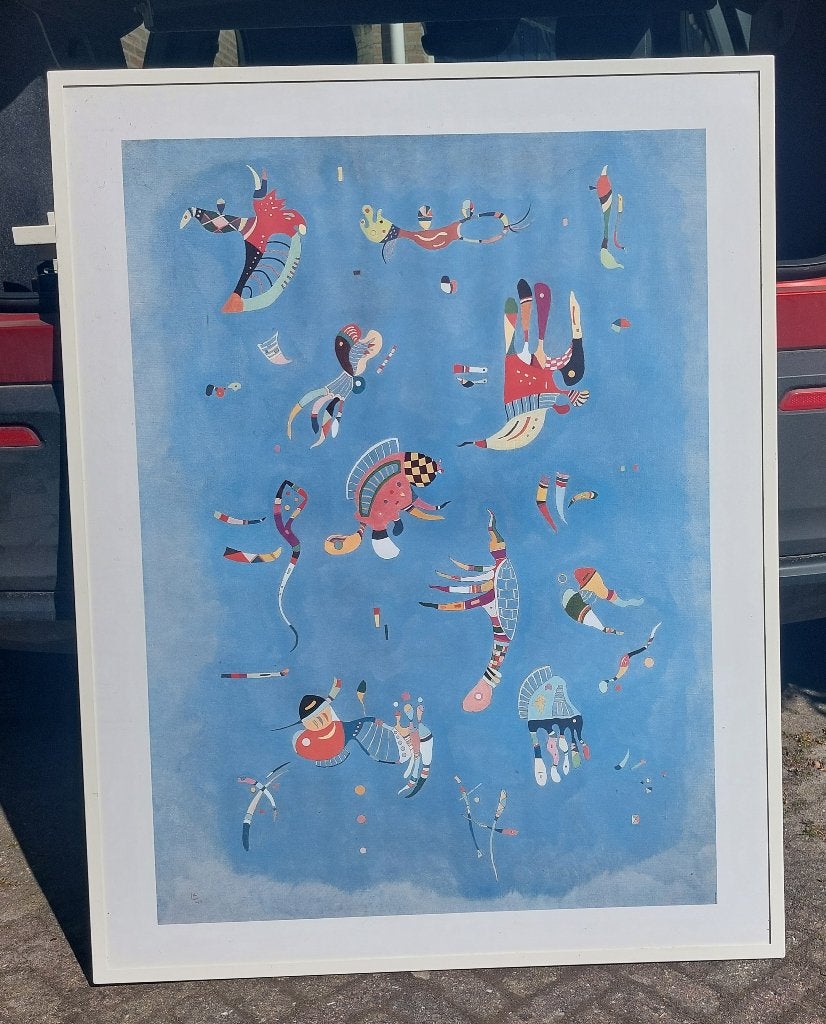 Schilderij poster reproductie Wassily Kandinsky, Ophalen, Gebruikt, Schilderij, 75 – 100