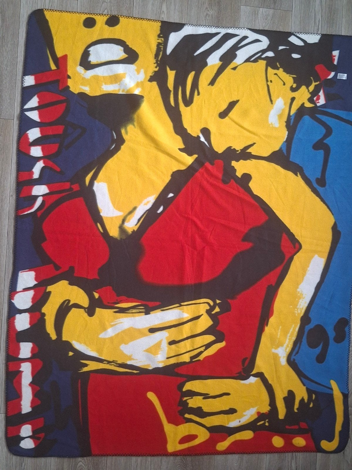 Herman Brood Fleecedeken - 130x160 cm, Ophalen of Verzenden, Zo goed als nieuw, Polyester, Fleecedeken