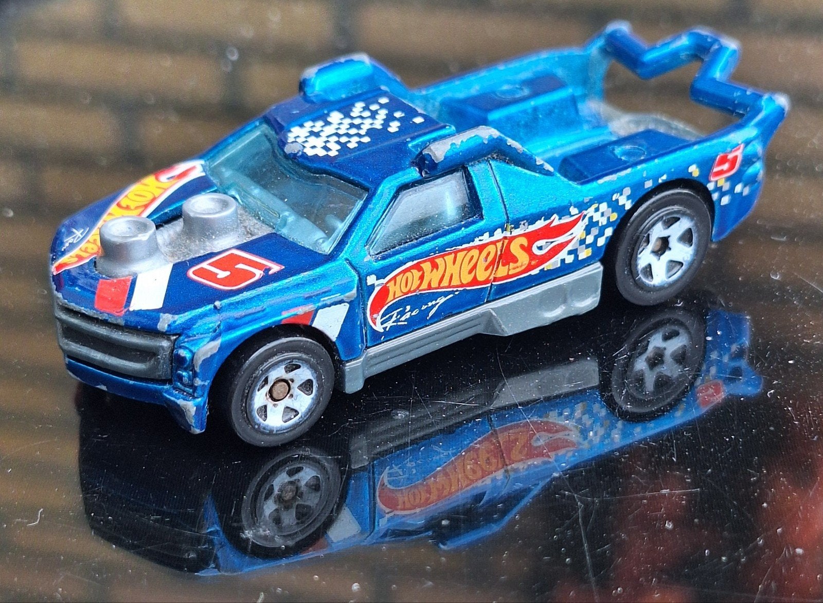 Hotwheels fig rig, Ophalen of Verzenden, Gebruikt, Auto