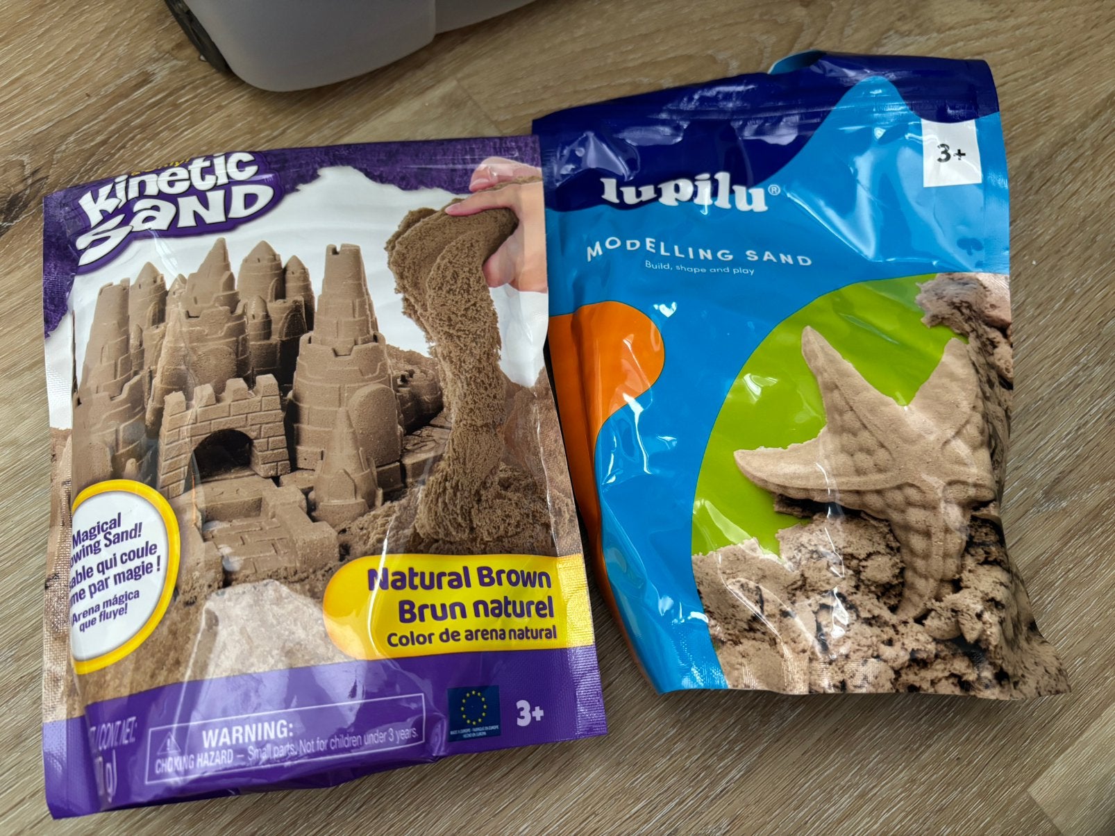 Kinetisch zand, Ophalen, Nieuw