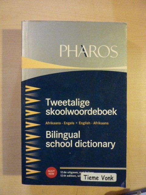 Skoolwoordenboek Afrikaans - Engels Engels - Afrikaans, Verzenden, Zo goed als nieuw, Van Dale, Engels