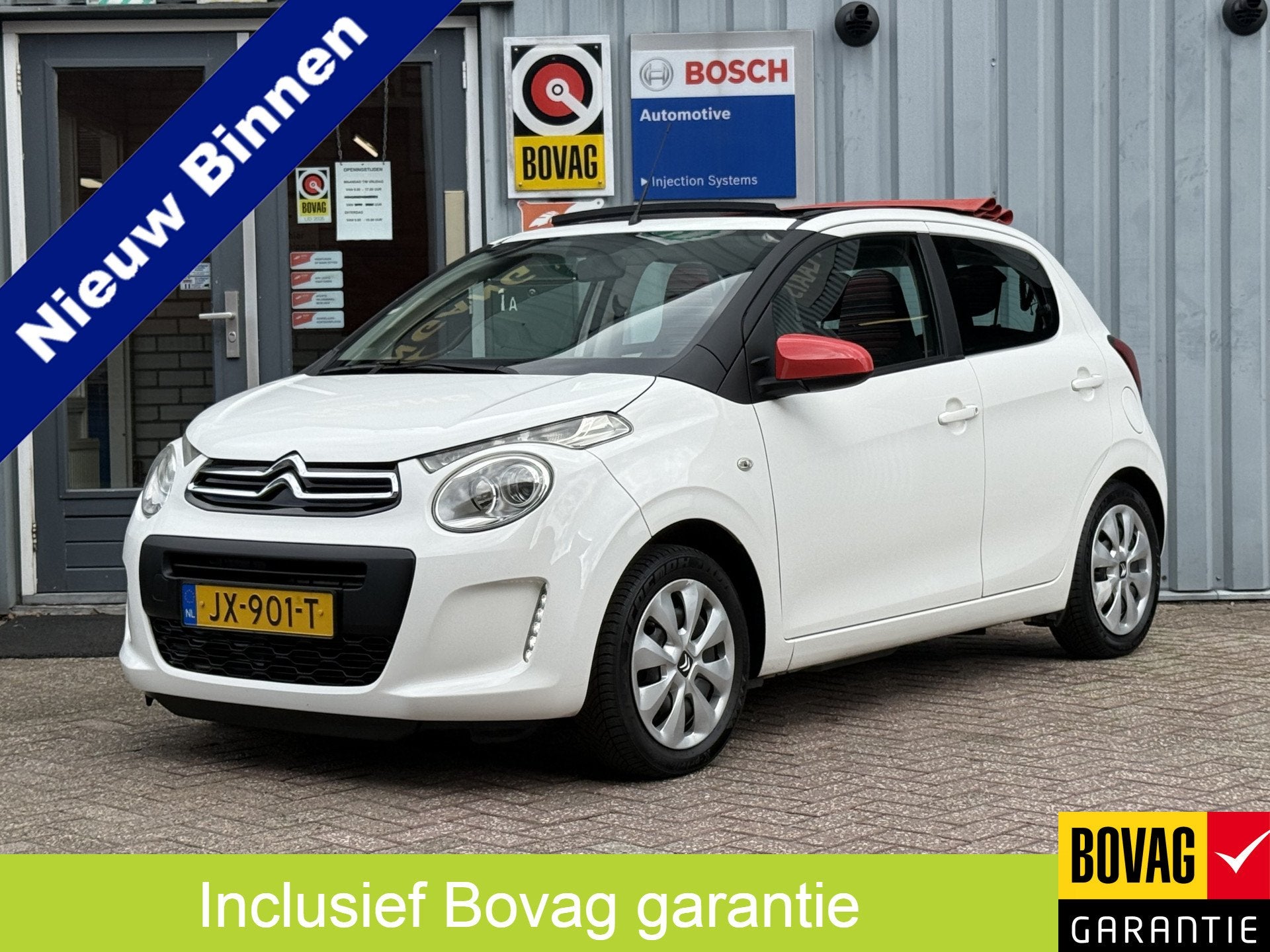Citroën C1 1.0 e-VTi Airscape Feel. | CABRIO | CAMERA | BLU, Voorwielaandrijving, Stof, Gebruikt, 4 stoelen