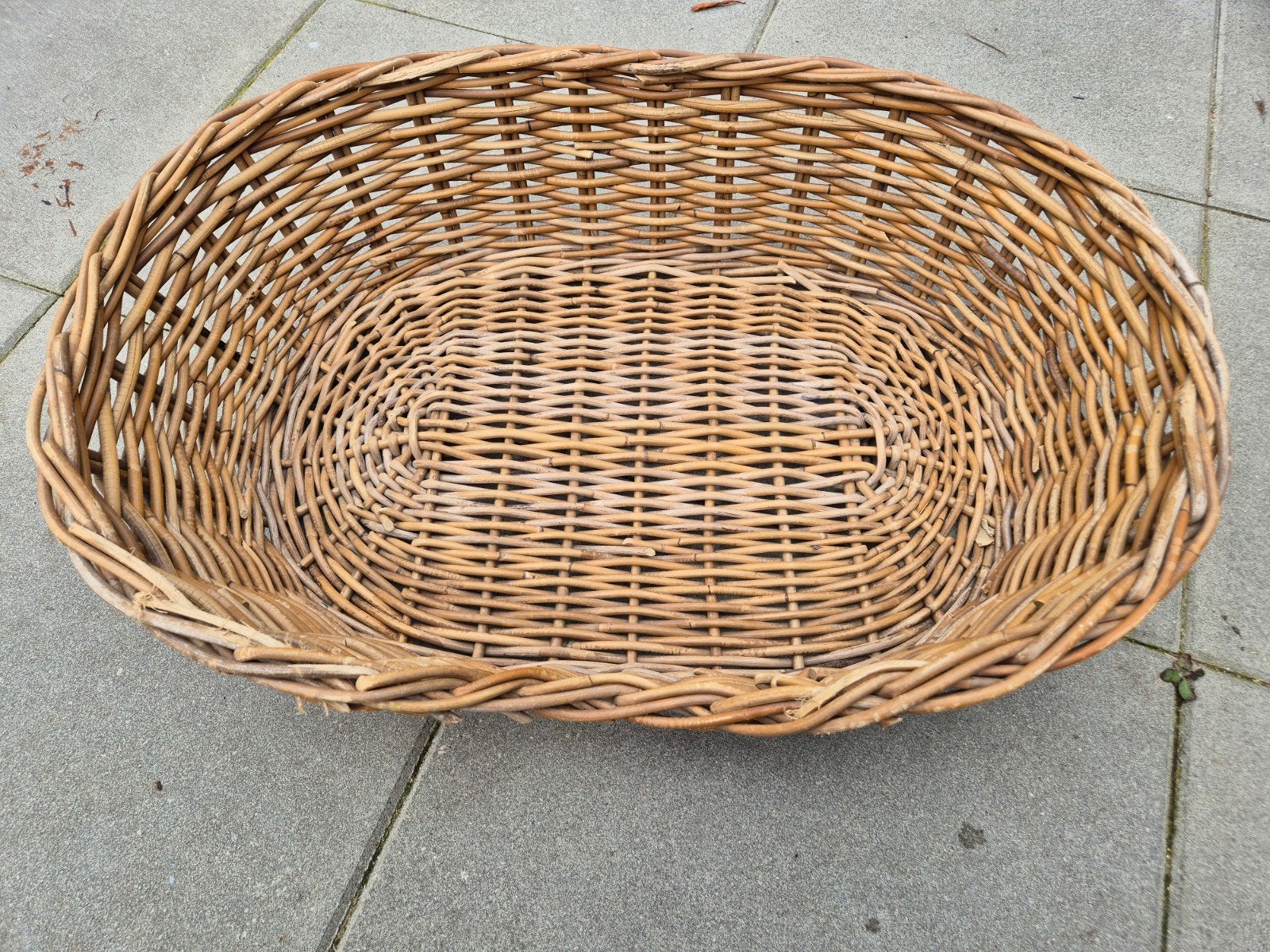 Rieten hondenmand 60x40, Ophalen, Riet
