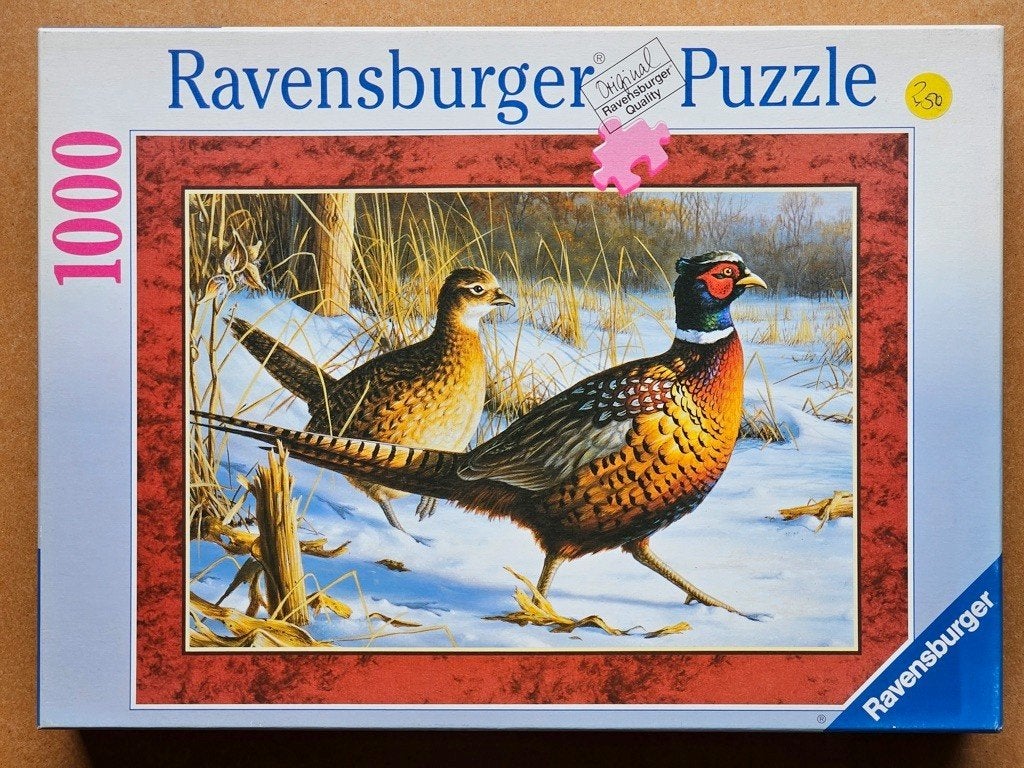 Ravensburger: Fazanten (1000 stukjes), Ophalen of Verzenden, 500 t/m 1500 stukjes, Gebruikt, Legpuzzel