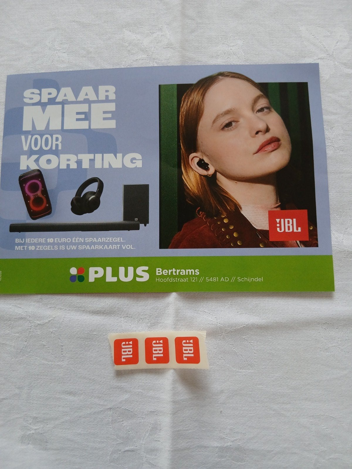 Spaaraktie, 1 volle kaart en losse zegels. Alleen ophalen., Plus, Ophalen