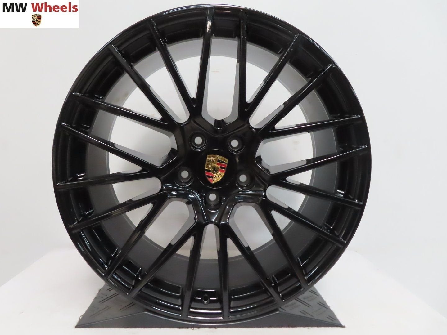 Originele Porsche Cayenne Coupe spyder 22 inch velgen zwart, Auto-onderdelen, Gebruikt, Velg(en), -, -
