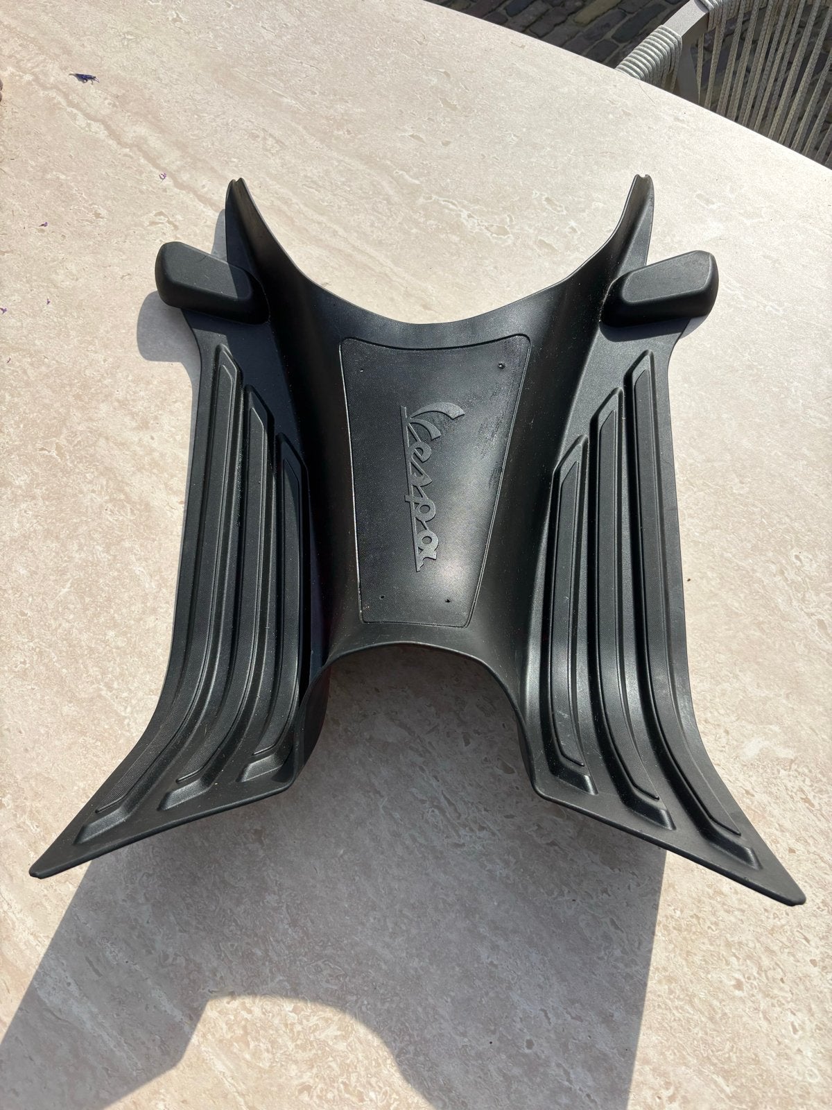 Vespa Primavera/Sprint Voetplaat Rubber Mat Zwart, Ophalen of Verzenden, Gebruikt, Overige typen, Vespa